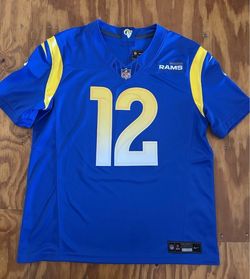 Nike Puka Nacua #12 Los Angeles Rams Vapor F.U.S.E Jersey Royal all sizes can meet