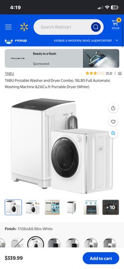 Portable washer and dryer