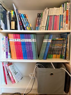 10$ for two IKEA book shelves