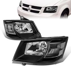 Factory Style Headlights 08-10 Dodge Grand Caravan