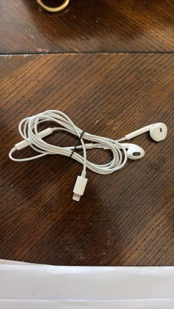 Apple Earphones Corded Lightening Plug