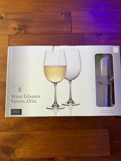 Crystalite Bohemia Wine Glasses Set of 8