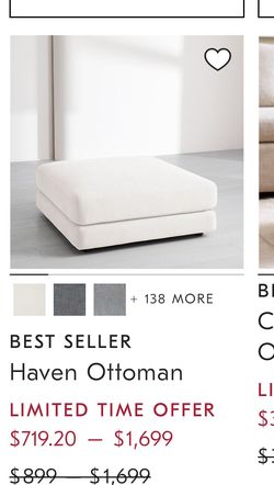 West Elm Ottaman