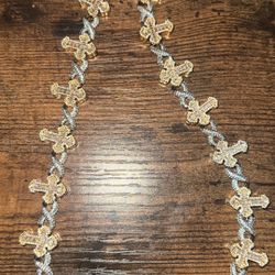 Cross chain pass the diamond tester 