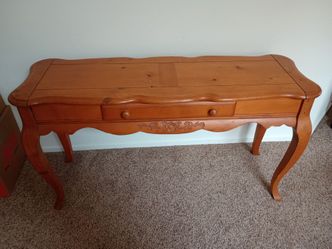 Wood Entry Table
