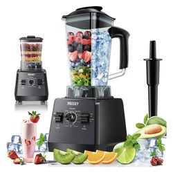 Professional Blender,Smoothies Blenders, PRASKY Max.2400Watts/1000Watts Blender and Grinder Combo 25000RPM Powerful Kitchen 68oz BPA Free 2 Containers