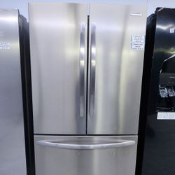 FRIGIDAIRE GALLERY 3 FRENCH DOOR REFRIGERATOR WITH 1YEAR WARRANTY/1AÑO DE GARANTIA POR ESCRITO 