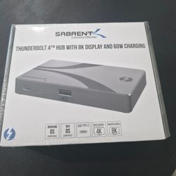 Sabrent Thunderbolt 4™ Hub – 8K Display + 60W Charging