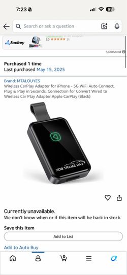 Wireless apple carplay