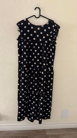 Black polka dot tiered midi dress, ruffled cap sleeves — ASOS DESIGN