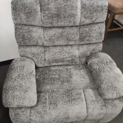 Gray Sofa Chair with Massage and Heat Function (Missing Remote for Reclining Functions)