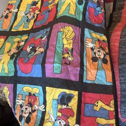 Vintage Retro Disney Blankets 