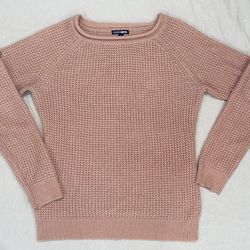 Pink Warm Knitted Sweater 