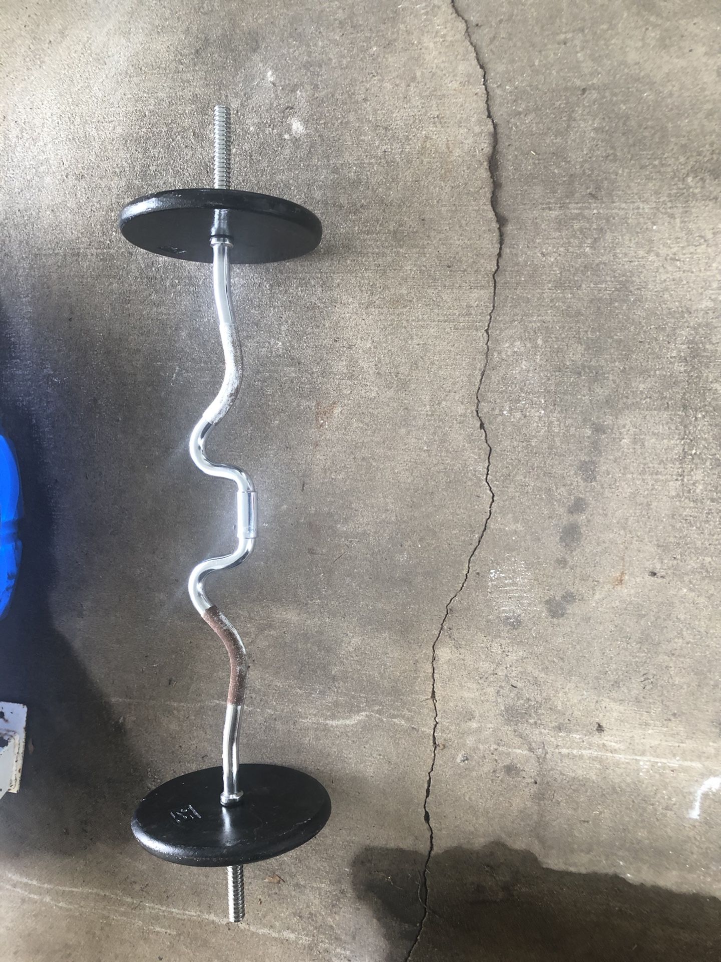 Curl Bar 2x25 Metal