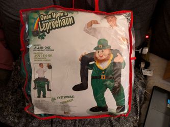 Halloween St Patrick's leprechaun Irish adult costume funny brand new