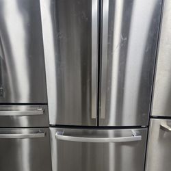 Ge Stainless Steel Fridge Bottom Freezer 33w 