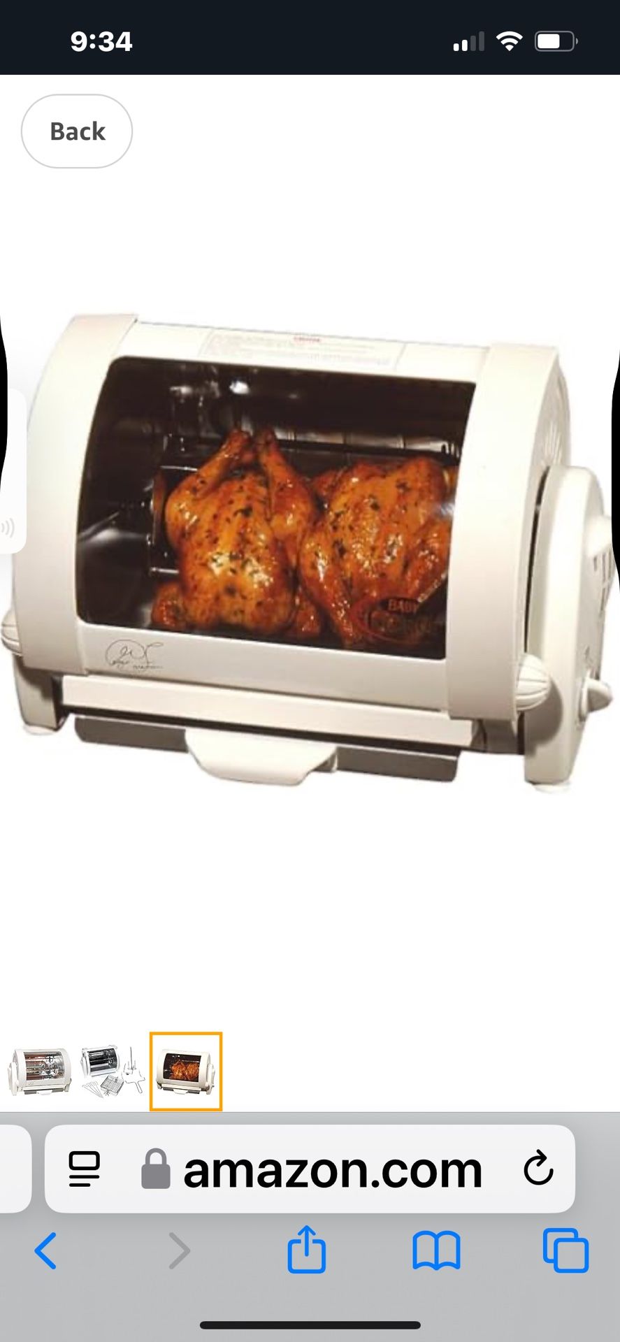 Garage Forman Rotisserie Barely Used