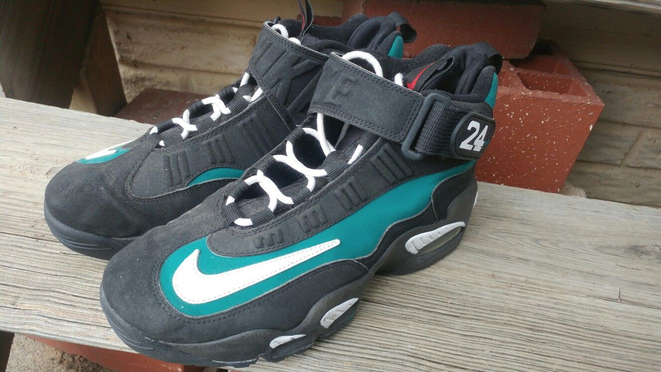 NIKE Air Griffey Max 1 'Emerald' 7Y max jordan lebron kd penny kobe foamposite