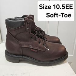 Red Wings Soft Toe Work Boots Size 10.5 EE 