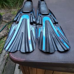 Mares Race Fins In Black And Blue Never Used