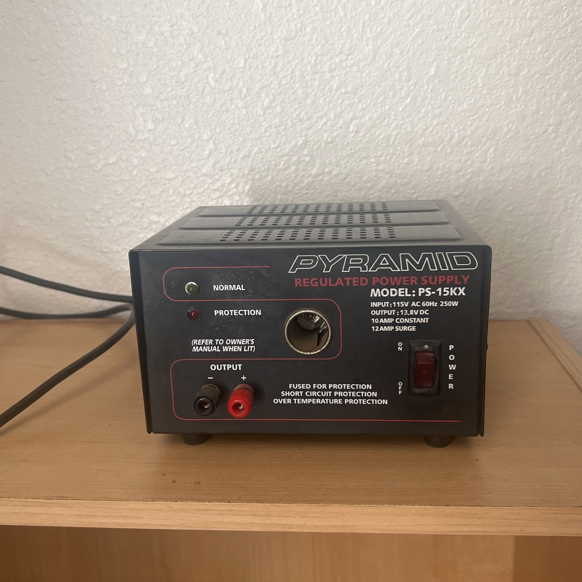 Ps15- Pyramid 10 Amp Constant / 12 Amp Surge