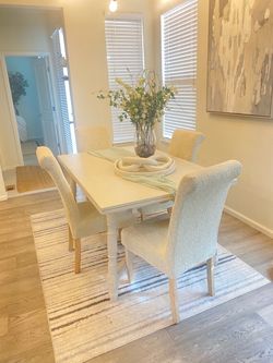 Beige Farmhouse Dining table only