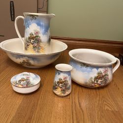 Vintage Wash Bowl Set