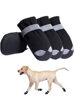 1 Set Puppy  Waterproof Shoes Paw Snow Boots 