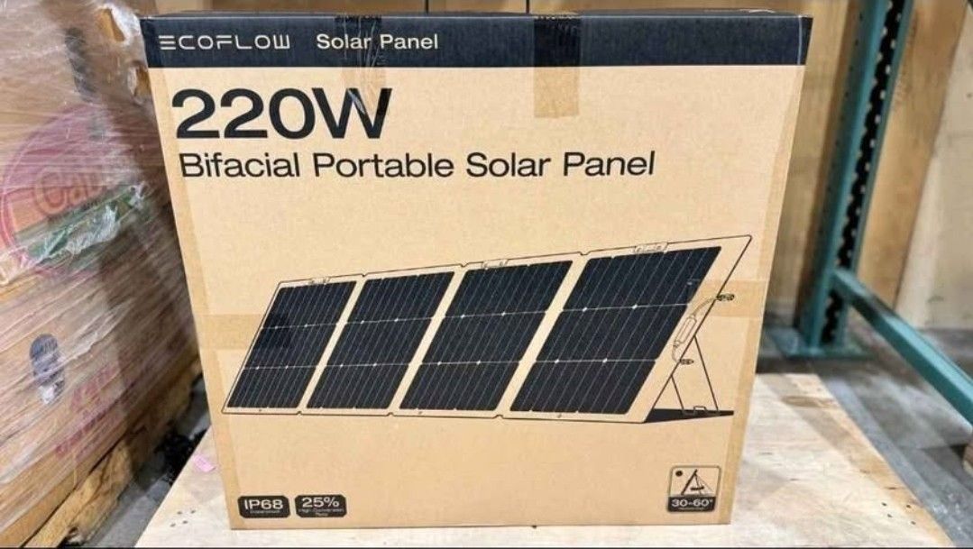 Ecoflow next Gen 220w solar panel new