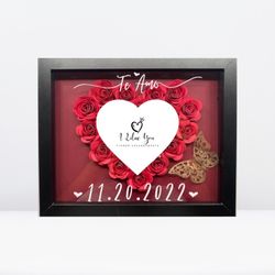 Shadowbox Frame For Any Occasion/ Anniversary Gifts/ Birthday Gifts
