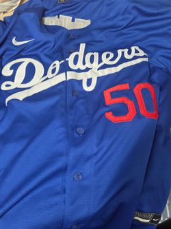 2XL mookie betts dodgers blue jersey