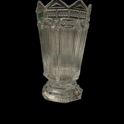 Ornate Lead Crystal Base Made In Poland  Parthenon 