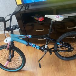 KENT BICYCLES 20 GIRL'S TEMPEST BICYCLES, BLACK/AQUA