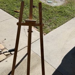 Wooden A Frame Art Easel 