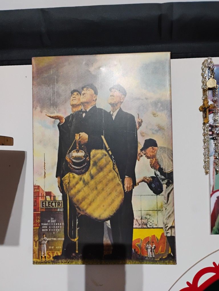 Metal Vintage Baseball Sign