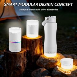 Water Bottle with Modular LED Camping Lantern - NEW