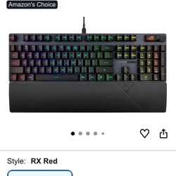 ASUS ROG Strix Scope I| Gaming Keyboard, pre-lubed ROG RX Red Linear Optical switches, Sound-dampening Foam, PBT doubleshot keycaps, Streaming hotkeys