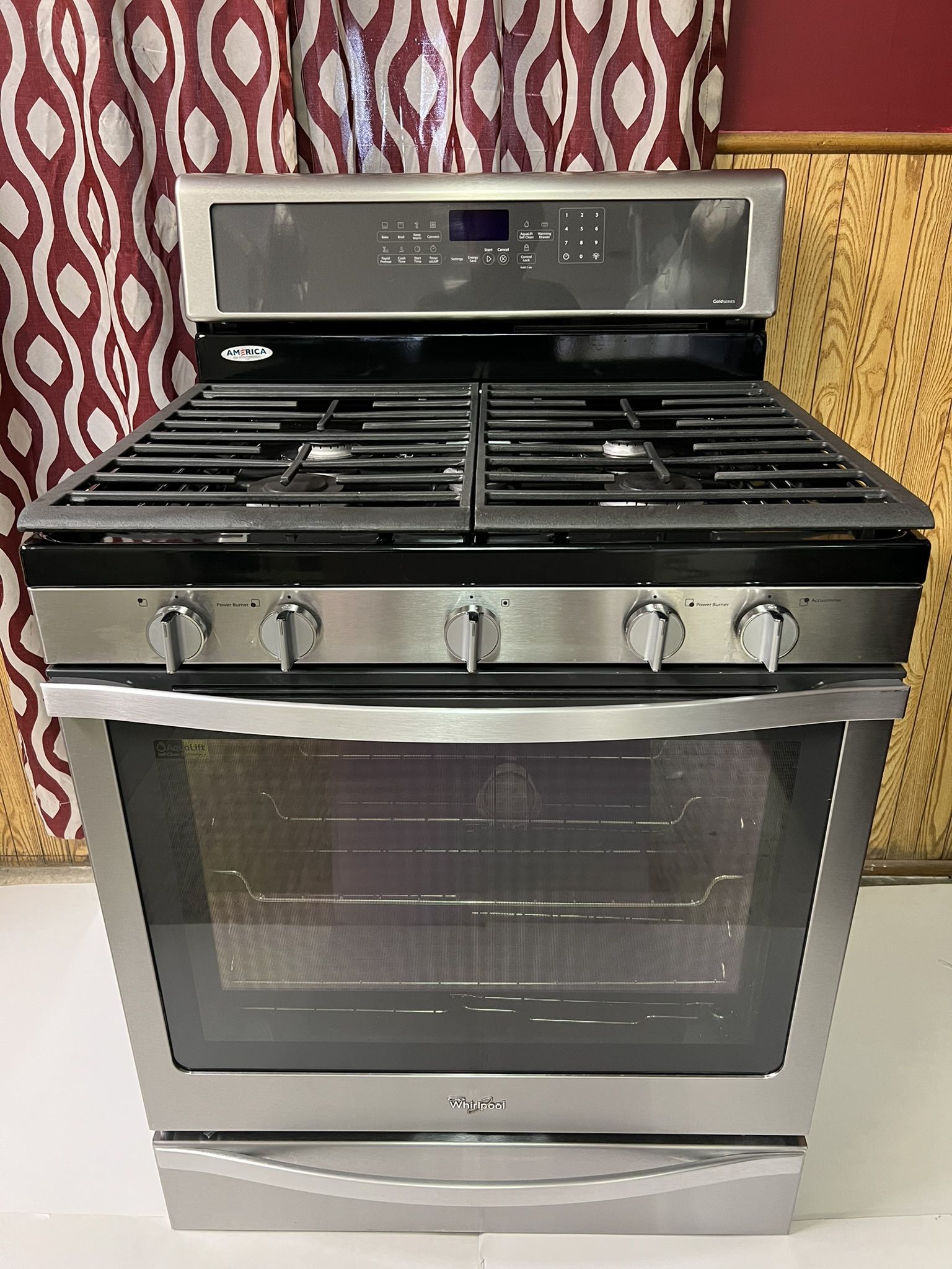 Stove Gas Whirlpool 5 Burners