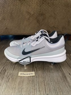 Nike Force Zoom Trout 9 Pro Baseball Light Grey FB2907-002 - NEW Men's Size 7