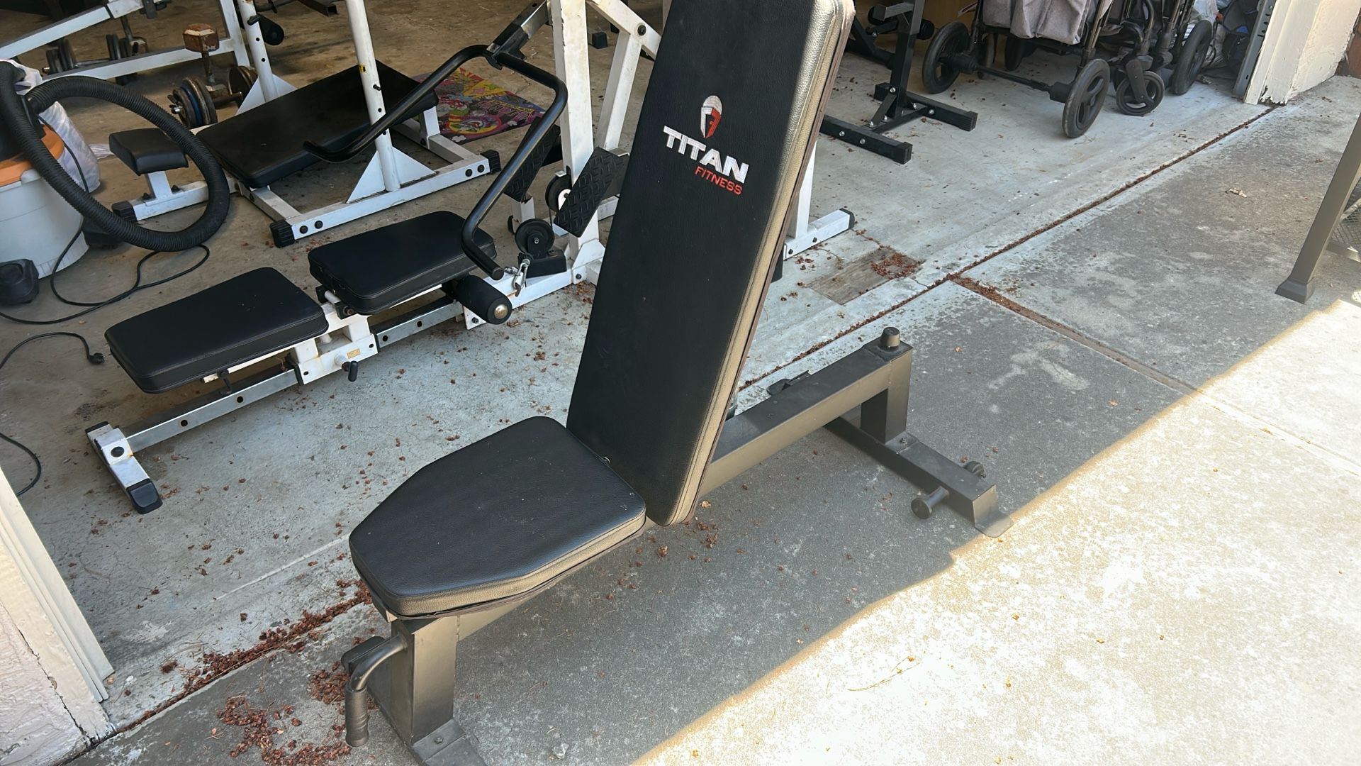 functional bench and stands