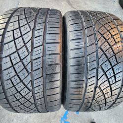 2 USED TIRES CONTINENTAL 255/35/19