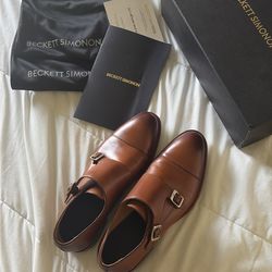 Hoyt Monkstraps - Men's Full-Grain Leather- Color Tan