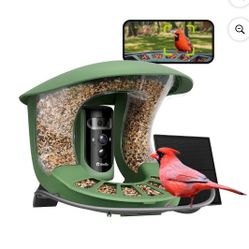 Birdfy Solar Powered Bird Feeder 2 Pro with AI Camera