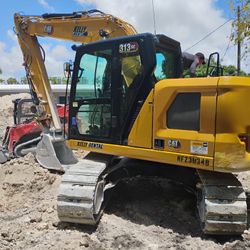 Bobcat Excavadora Volteó 