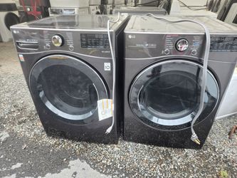 Lg Washer And Dryer Set Electric 30-day Warranty