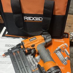 Rigid Brad Nailer Pneumatic Like New 