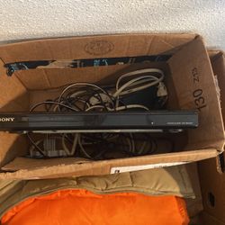 DVD Player/full Box Of Movies