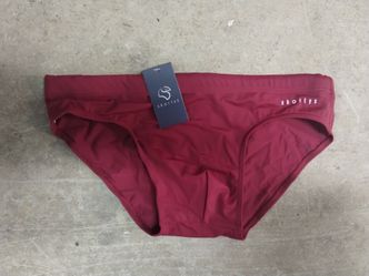 Men's  red speedo large size