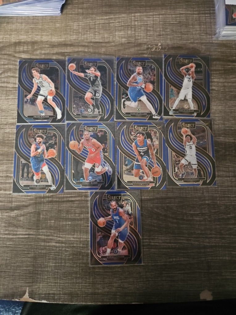 2024 Panini Select NBA PREMIER LEVEL BLUE RETAIL PARALLEL Singles CHECK DESCRIPTION FOR LIST