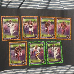 Washington Commanders 7 Card Lot